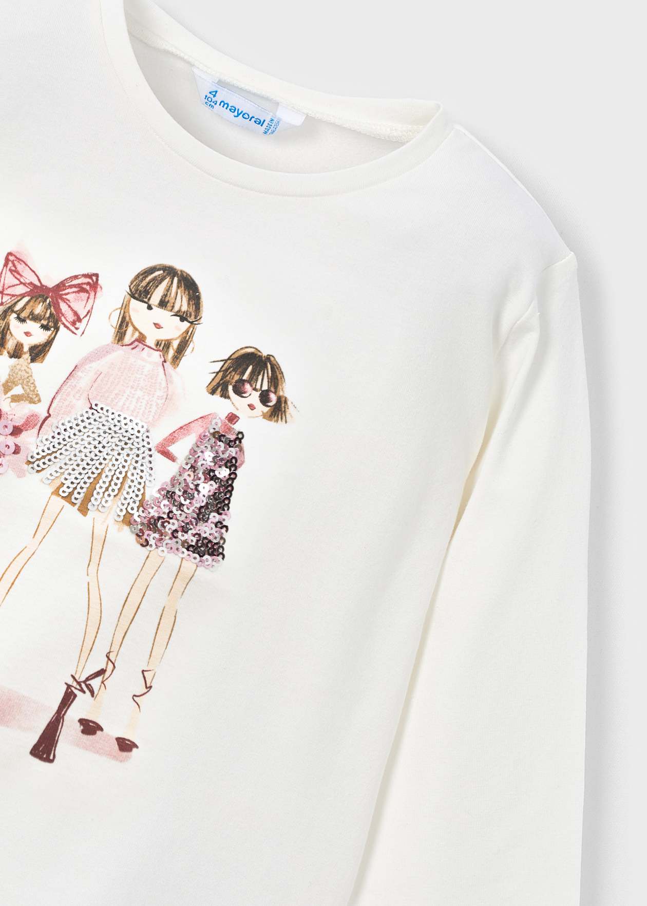 POLERA NIÑA ML MACCHIATO BUR MAYORAL