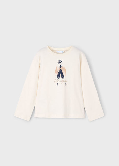 POLERA NIÑA ML MACCHIATO MAYORAL