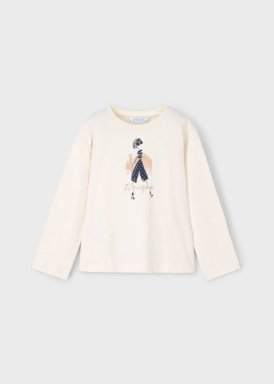 POLERA NIÑA ML MACCHIATO MAYORAL
