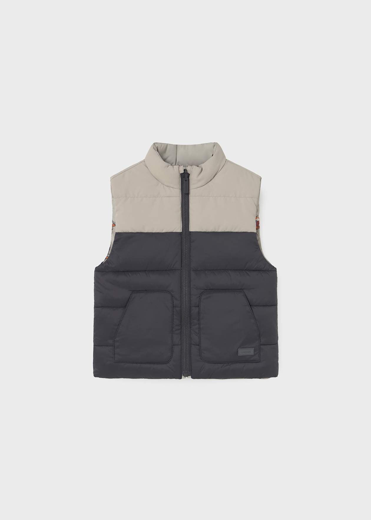 CHAQUETA NIÑO S/MANGA REVERSIBLE SOMBRA MAYORAL