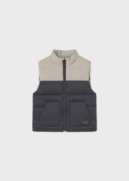 CHAQUETA NIÑO S/MANGA REVERSIBLE SOMBRA MAYORAL