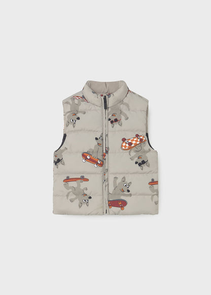 CHAQUETA NIÑO S/MANGA REVERSIBLE SOMBRA MAYORAL