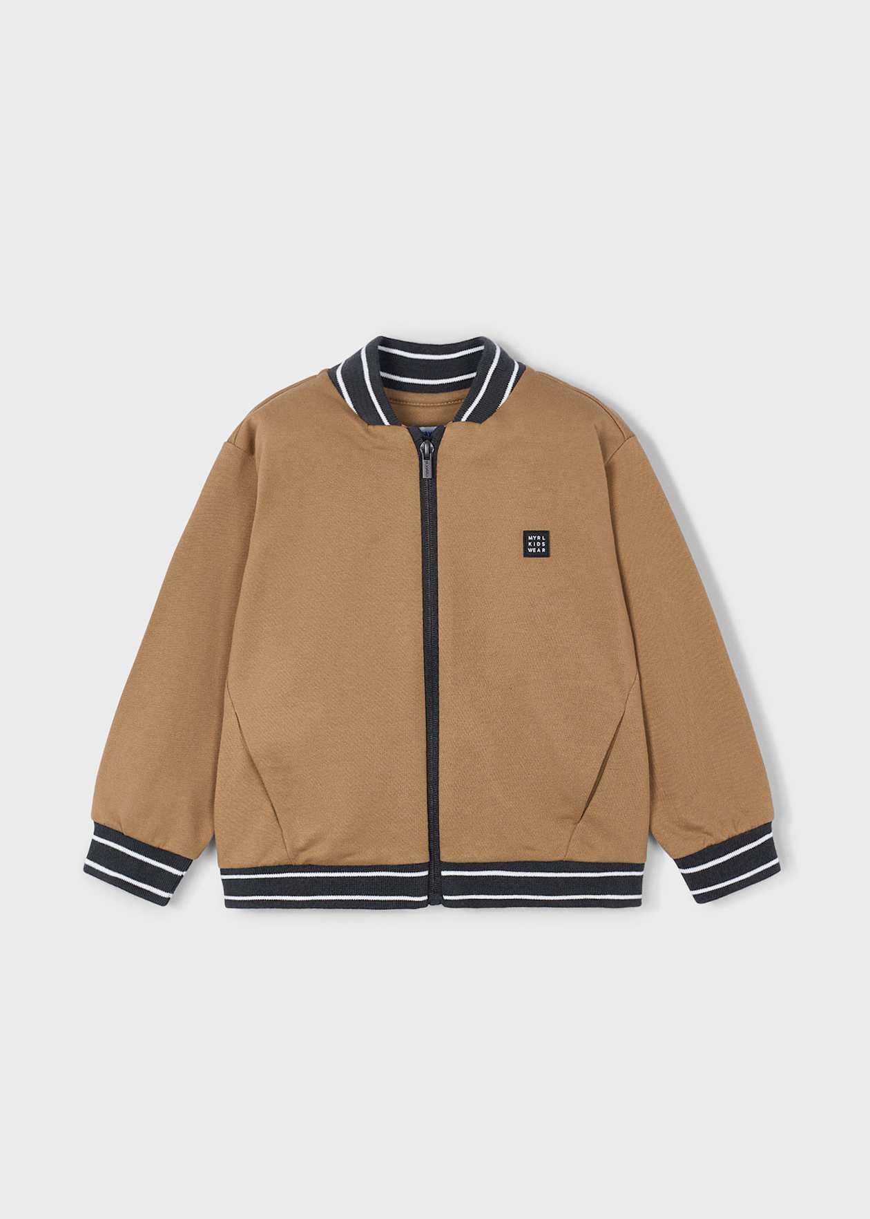CONJUNTO NIÑO 3 PIEZAS CHAQUETA POLERA BUZO CARAMELO MAYORAL