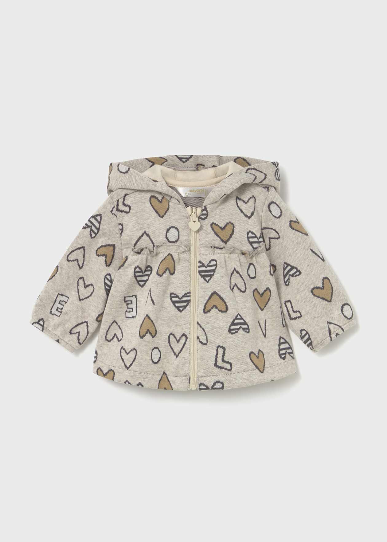 CONJUNTO NIÑA 3 PIEZAS CHAQUETA POLERA PANTALON CACAHUETE MAYORAL