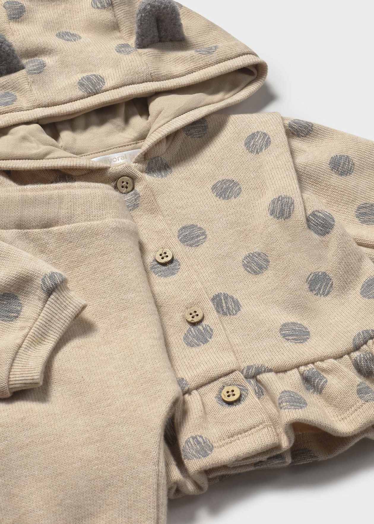 CONJUNTO NIÑA 3 PIEZAS CHAQUETA POLERA CALZA CEREAL MAYORAL