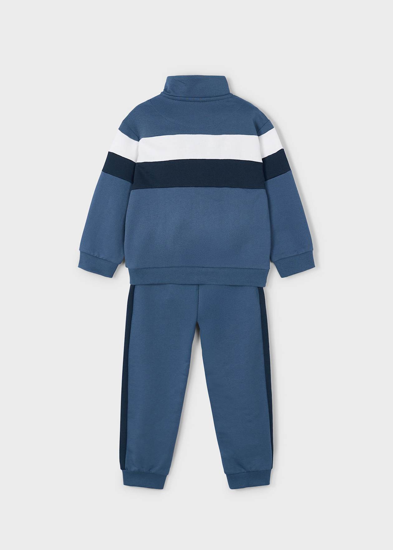 CONJUNTO NIÑO 2 PIEZAS POLERON BUZO ACERO MAYORAL