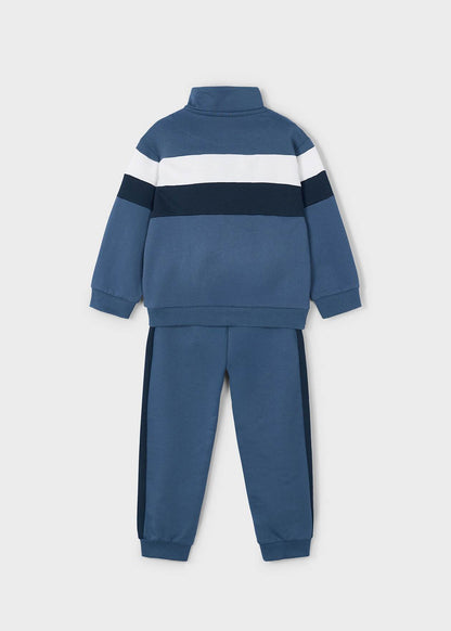 CONJUNTO NIÑO 2 PIEZAS POLERON BUZO ACERO MAYORAL