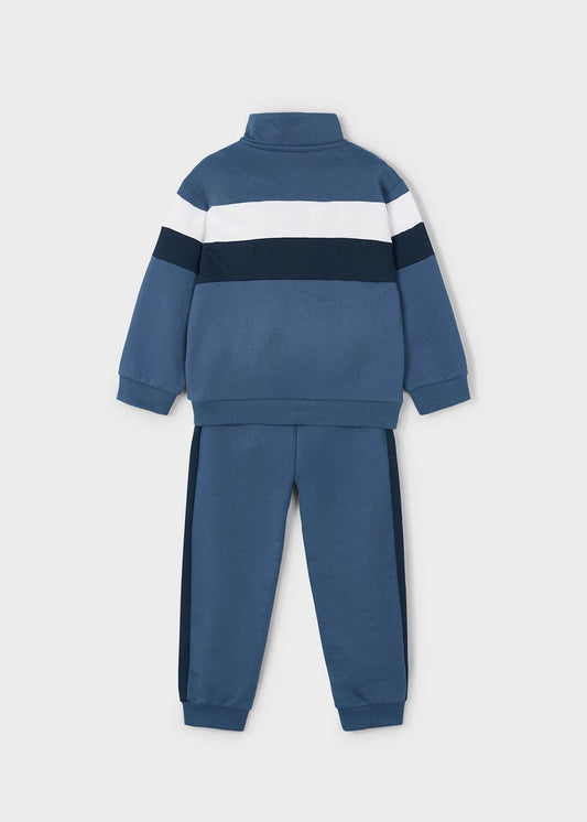 CONJUNTO NIÑO 2 PIEZAS POLERON BUZO ACERO MAYORAL