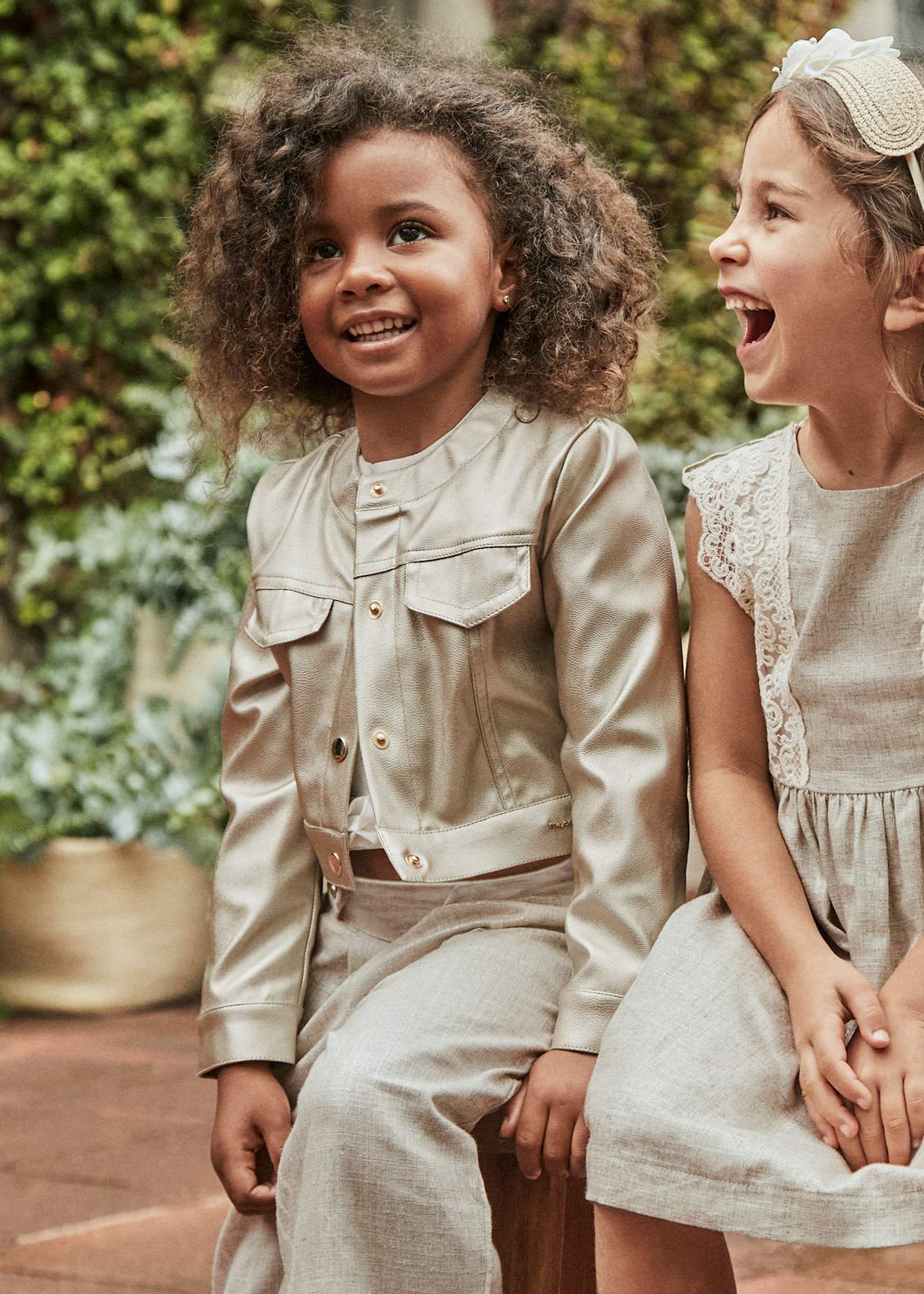 CHAQUETA VESTIR NIÑA DORADO MAYORAL