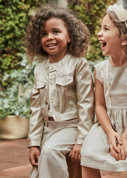 CHAQUETA VESTIR NIÑA DORADO MAYORAL