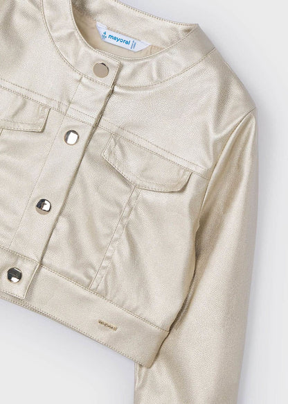 CHAQUETA VESTIR NIÑA DORADO MAYORAL