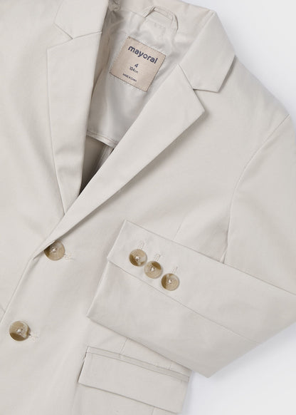 CHAQUETA VESTIR NIÑO HUESO MAYORAL