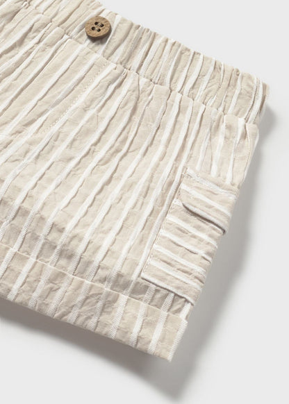 CONJUNTO NIÑO 3 PIEZAS GORRO POLERA SHORT RAIZ MAYORAL