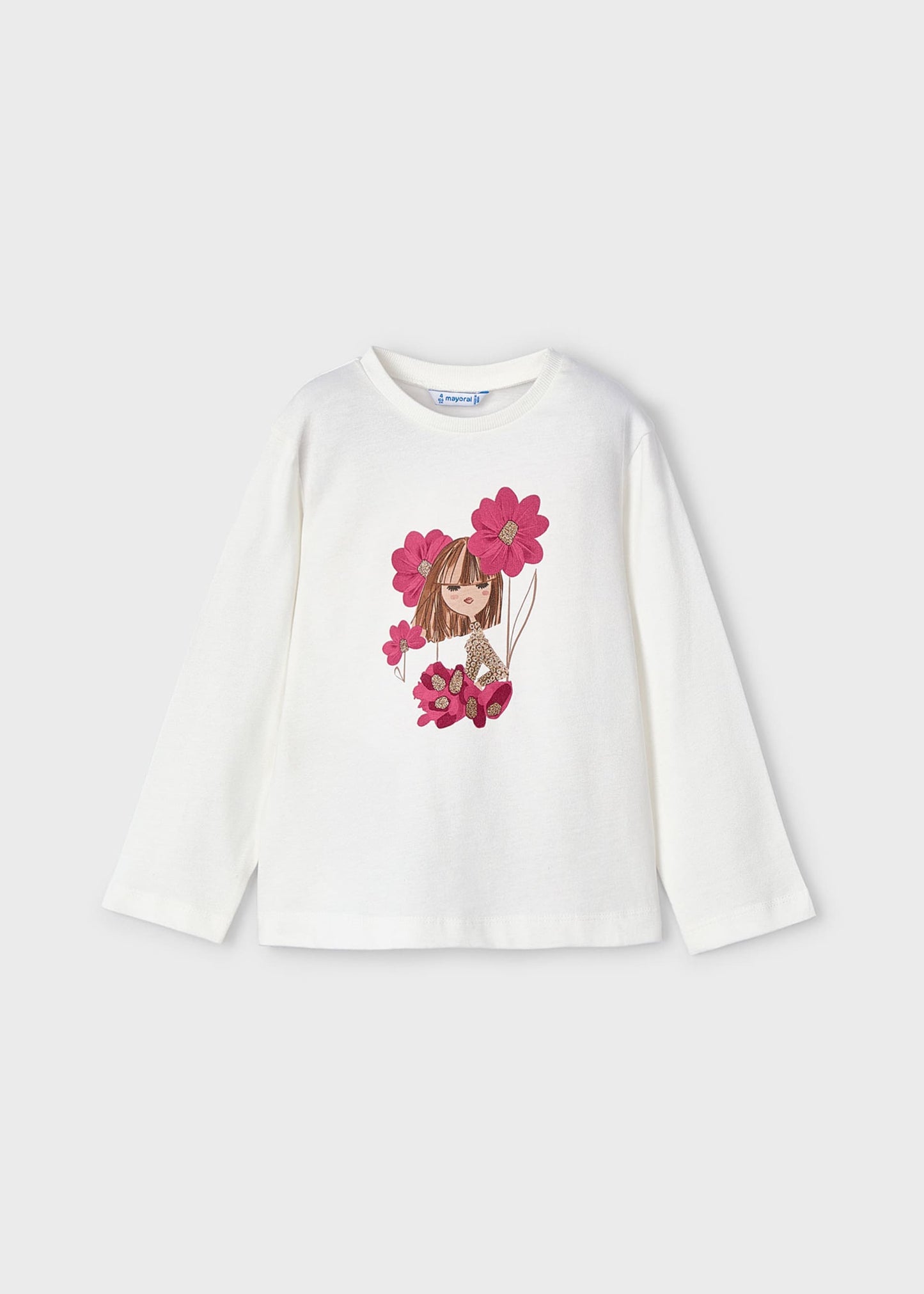 CONJUNTO NIÑA 3 PIEZAS POLERA 2 CALZAS CEREZA MAYORAL
