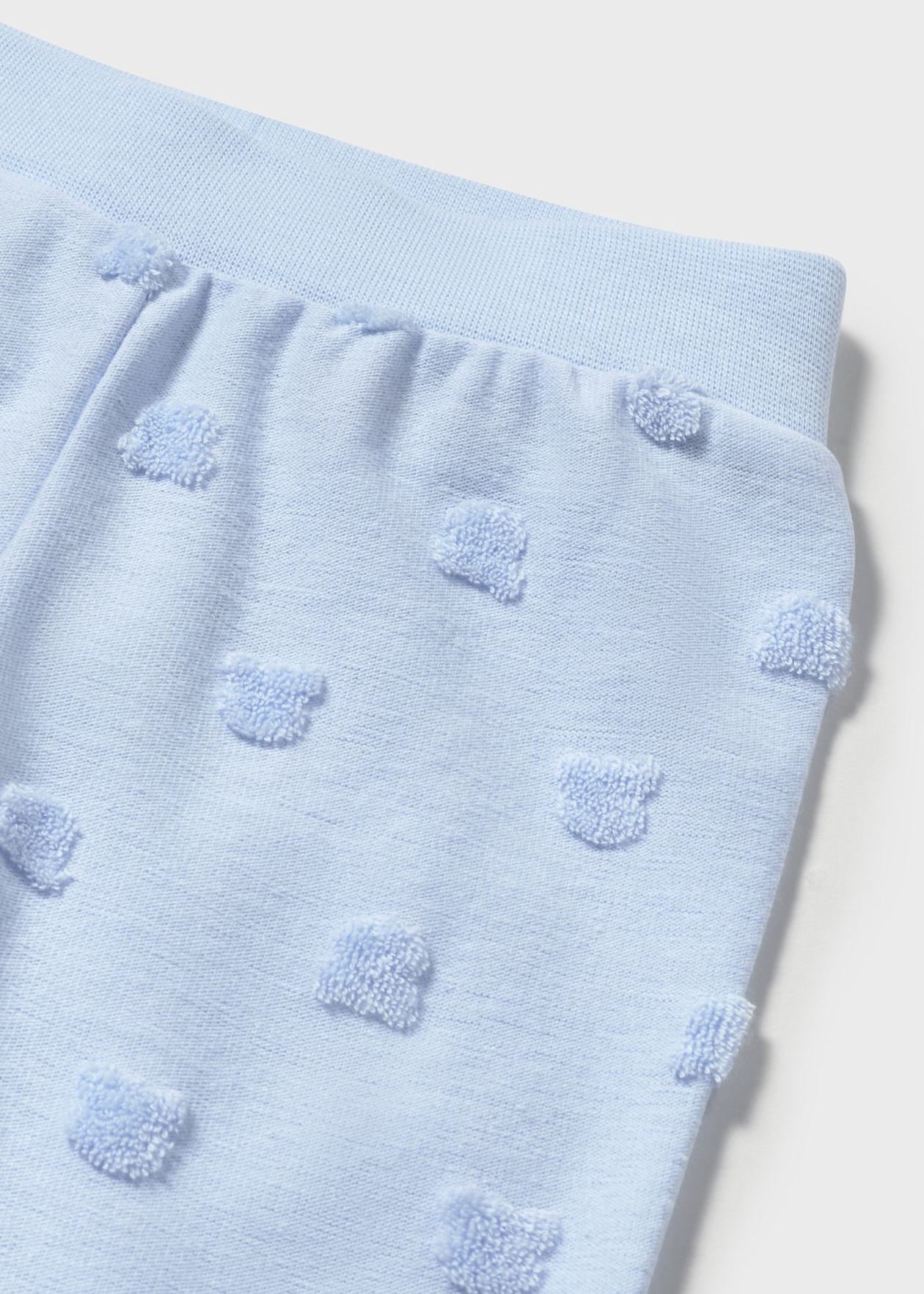 CONJUNTO NIÑO 3 PIEZAS POLERA, PANTY, GORRO CIELO MAYORAL