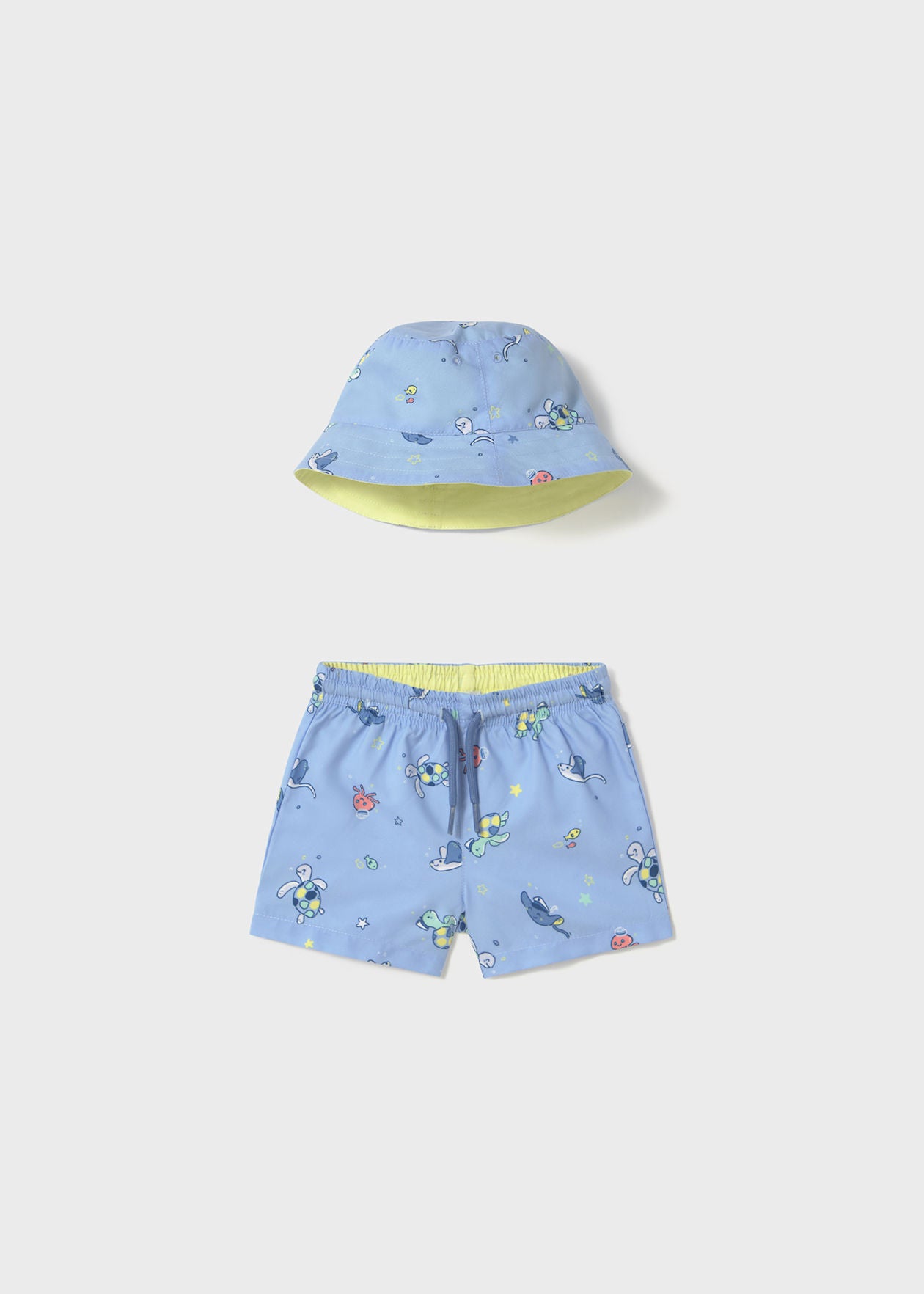 TRAJE DE BAÑO NIÑO SHORT Y GORRO BRISA MAYORAL