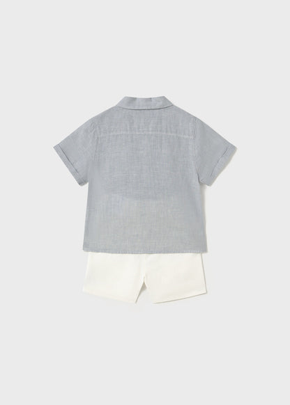 CONJUNTO NIÑO 2 PIEZAS CAMISA SHORT REGATA MAYORAL