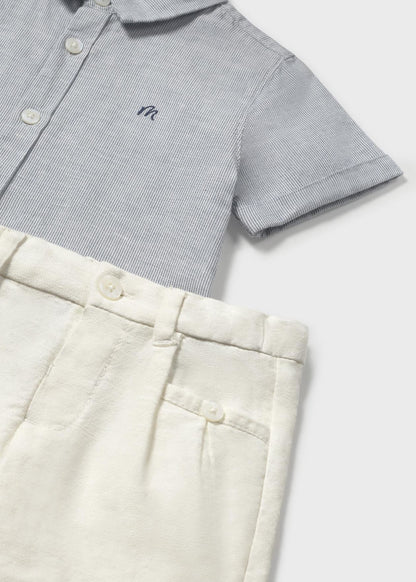 CONJUNTO NIÑO 2 PIEZAS CAMISA SHORT REGATA MAYORAL