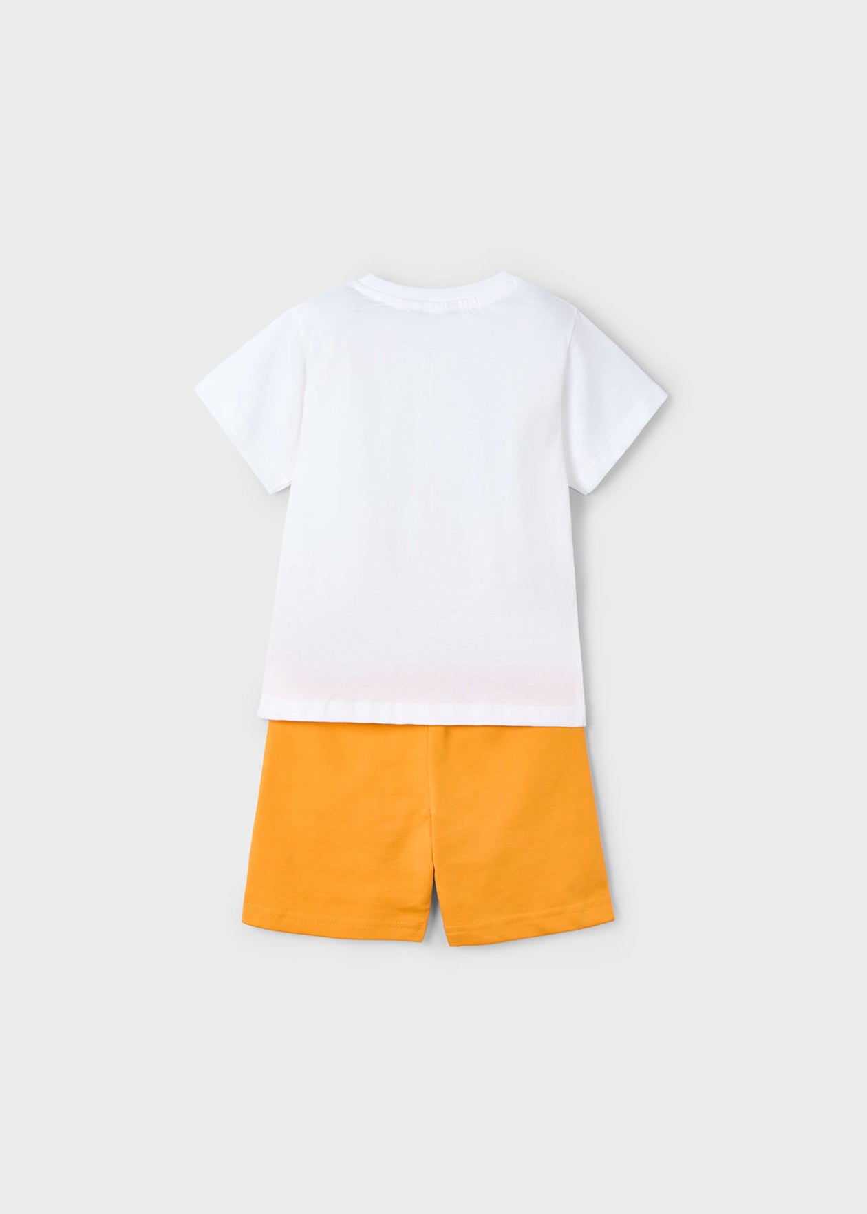 CONJUNTO NIÑO 2 PIEZAS POLERA SHORT NARANJA MAYORAL