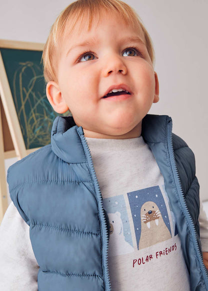CONJUNTO NIÑO 3 PIEZAS CHAQUETA POLERA BUZO ICEBERG MAYORAL