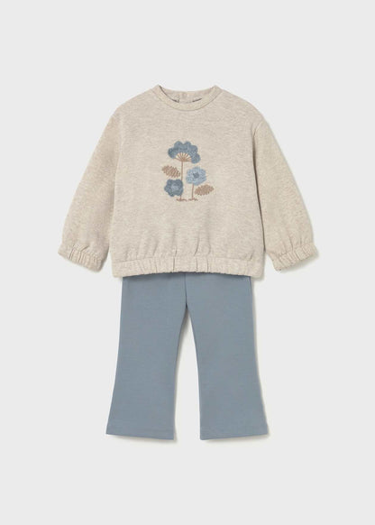 CONJUNTO NIÑA 2 PIEZAS POLERON Y CALZA BLUE MAYORAL