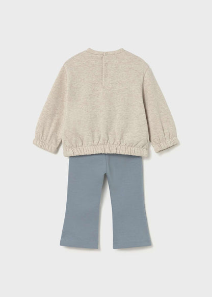 CONJUNTO NIÑA 2 PIEZAS POLERON Y CALZA BLUE MAYORAL