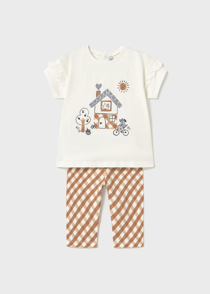 CONJUNTO NIÑA 2 PIEZAS POLERA Y CALZA TOFFE MAYORAL