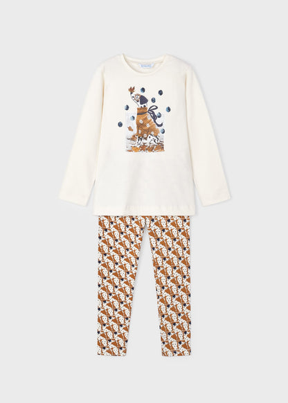 CONJUNTO NIÑA POLERON Y CALZA TOFFE MAYORAL