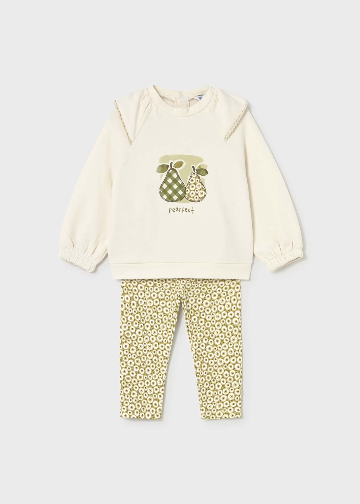 CONJUNTO NIÑA 2 PIEZAS POLERA CALZA ACEITE MAYORAL