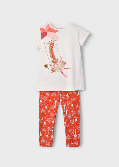 CONJUNTO NIÑA POLERA Y CALZA PAPRIKA MAYORAL