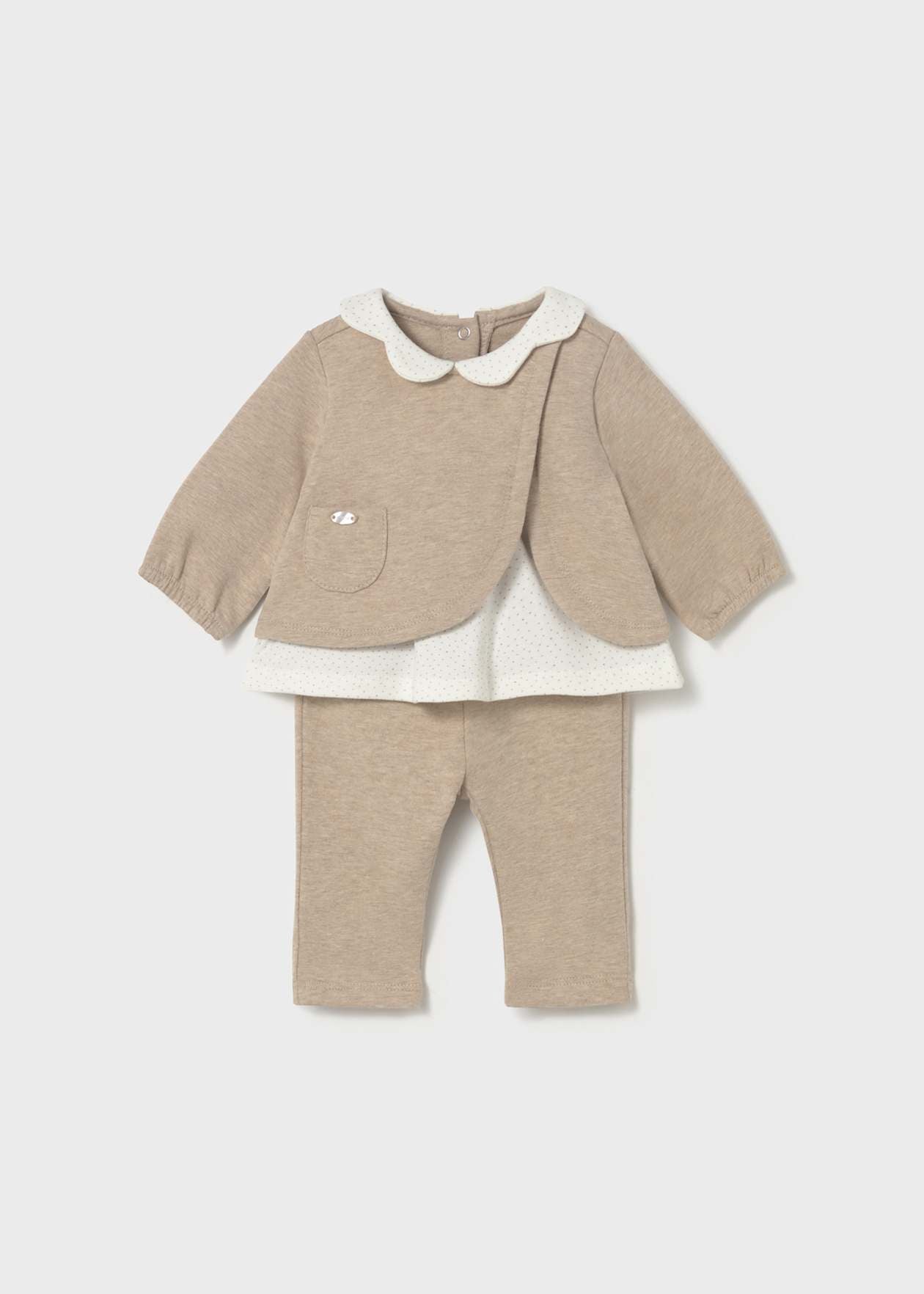 CONJUNTO NIÑA 2 PIEZAS POLERA PANTALON CEREAL MAYORAL