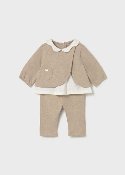 CONJUNTO NIÑA 2 PIEZAS POLERA PANTALON CEREAL MAYORAL