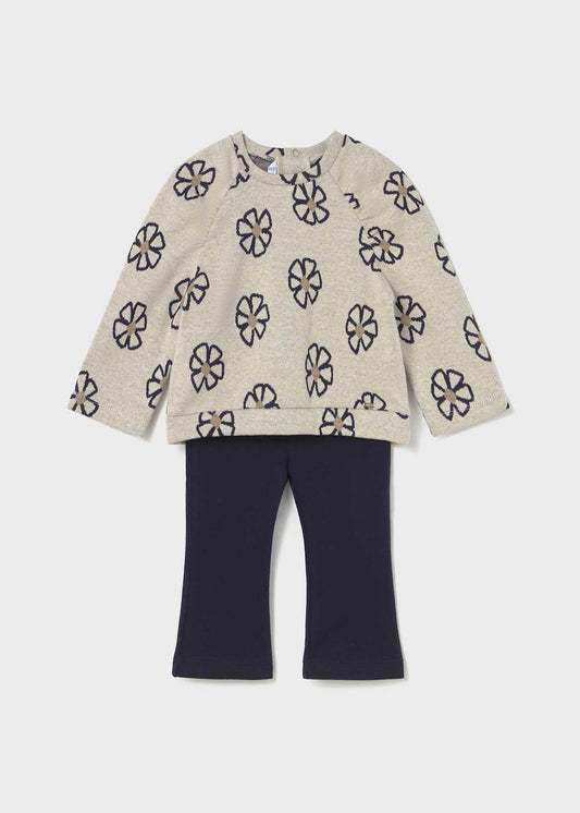 CONJUNTO NIÑA 2 PIEZAS POLERON Y CALZA MARINO MAYORAL