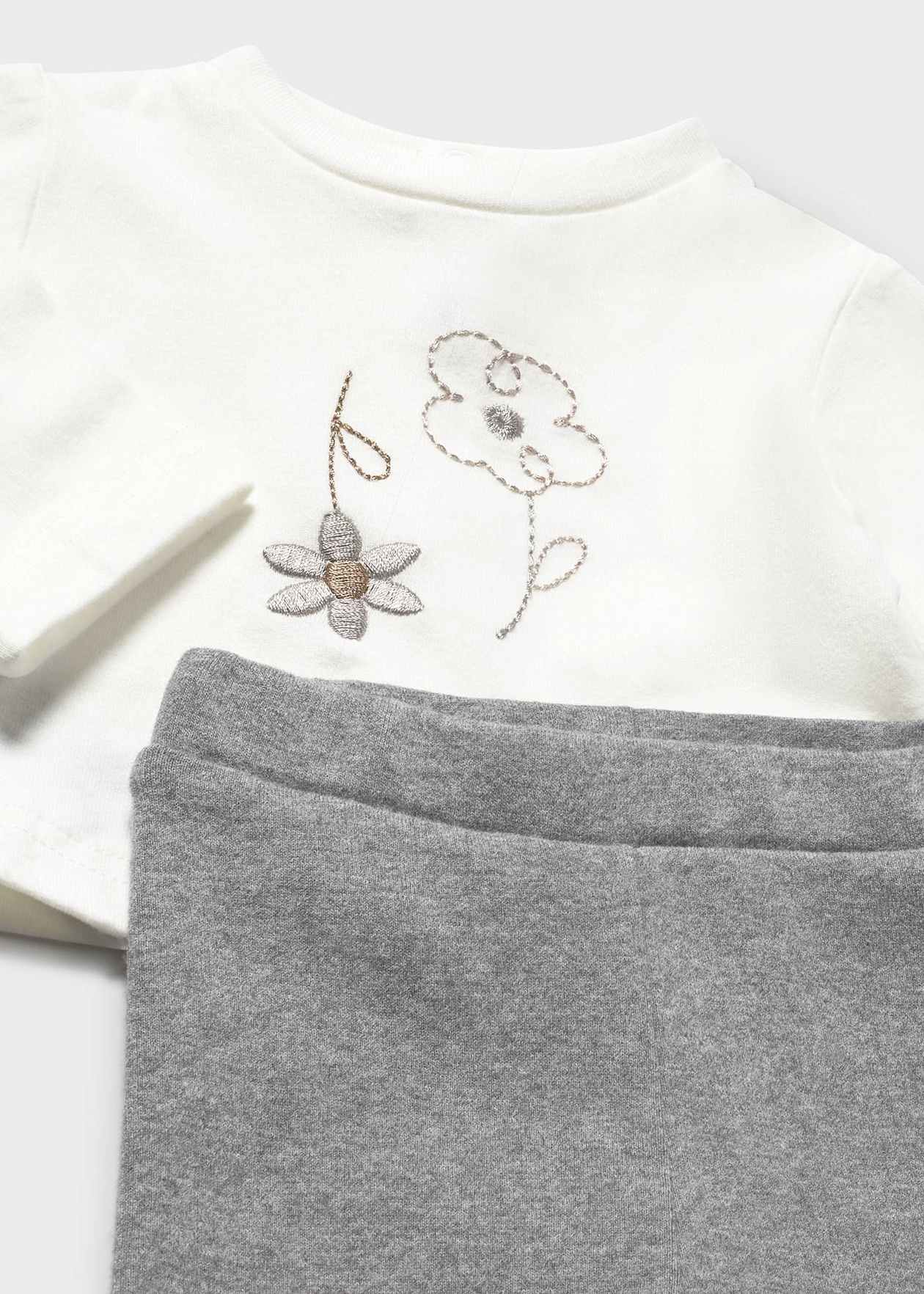 CONJUNTO NIÑA 3 PIEZAS POLERA PANTALON CHALECO ARENA MAYORAL