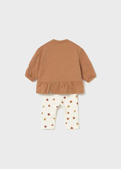 CONJUNTO NIÑA 2 PIEZAS CANELA MAYORAL