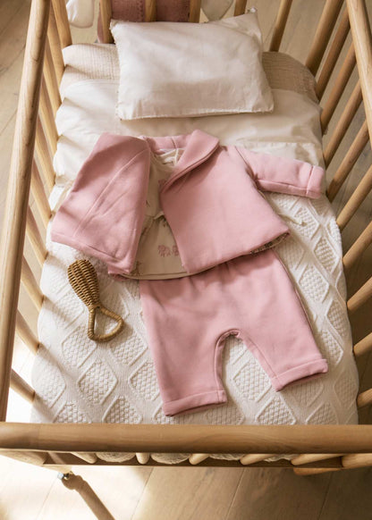 CONJUNTO NIÑA 3 PIEZAS CHAQUETA POLERA PANTALON ORQUIDEA MAYORAL