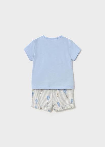 CONJUNTO NIÑO POLERA SHORT CIELO MAYORAL