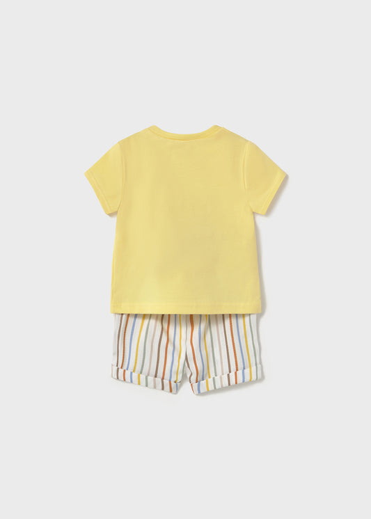 Conjunto niño polera y short Sunny Mayoral - detalle tractor