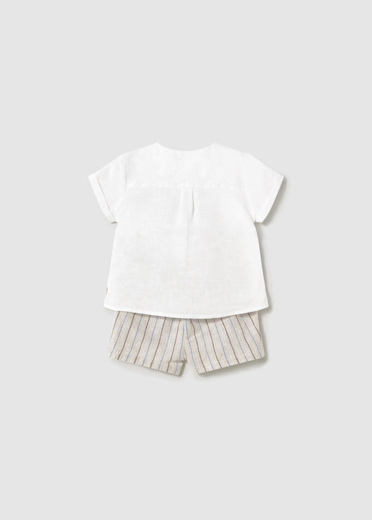 Conjunto niño 2 piezas lino riviera Mayoral - detalle