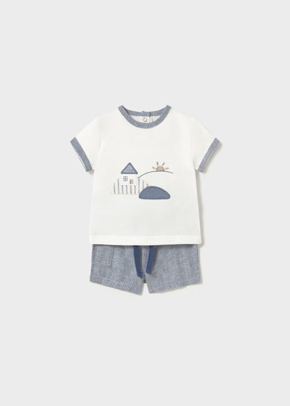 CONJUNTO NIÑO 2 PIEZAS POLERA SHORT STAR MAYORAL