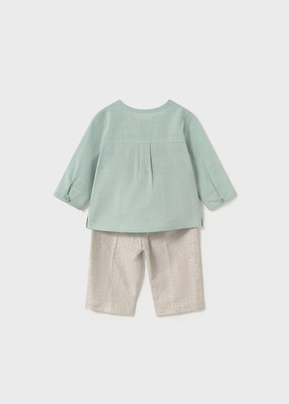 CONJUNTO NIÑO 2 PIEZAS CAMISA PANTALON JADE LINO MAYORAL