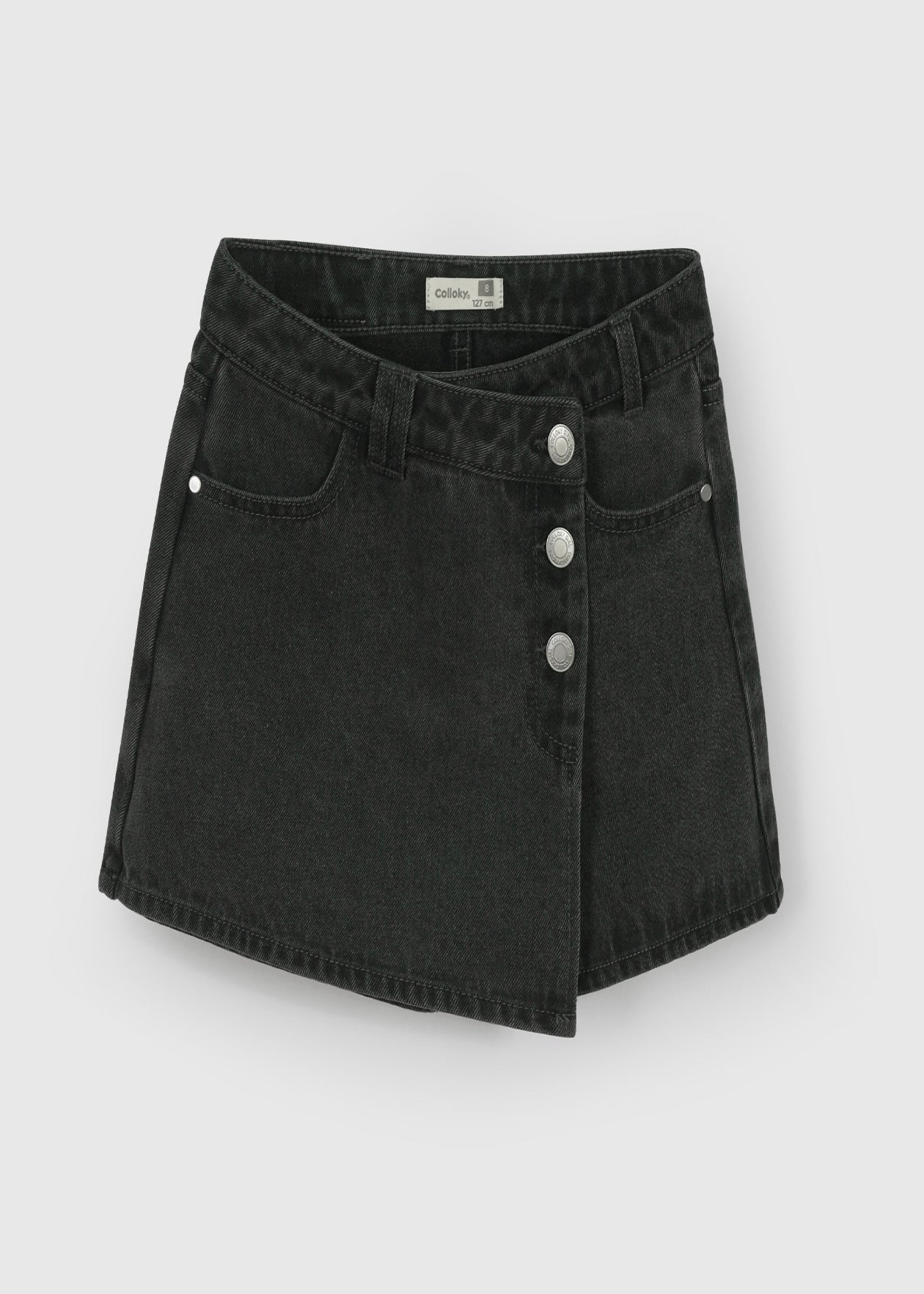 FALDA Y SHORT NIÑA NEGRO COLLOKY