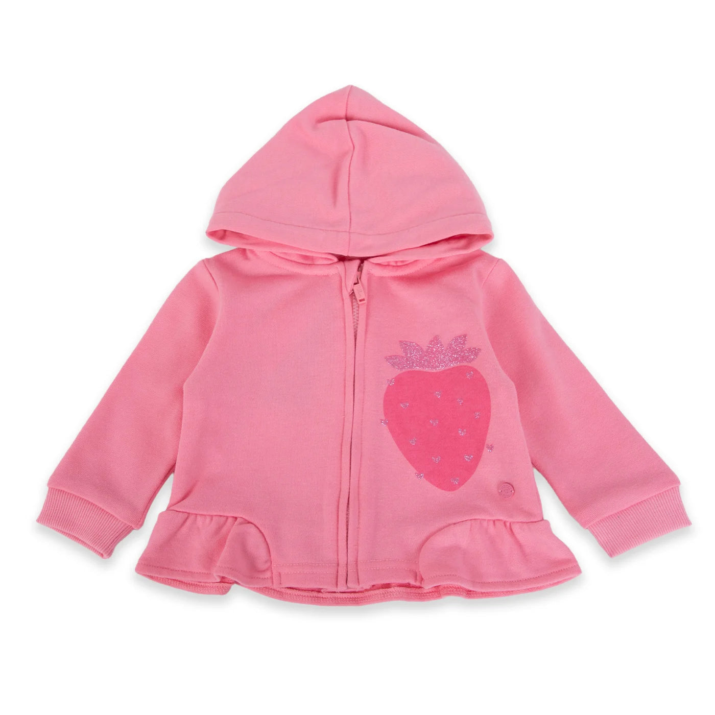 POLERON NIÑA CIERRE ROSADO