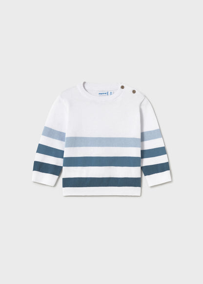 SUETER NIÑO FRANJAS AZULES MAYORAL