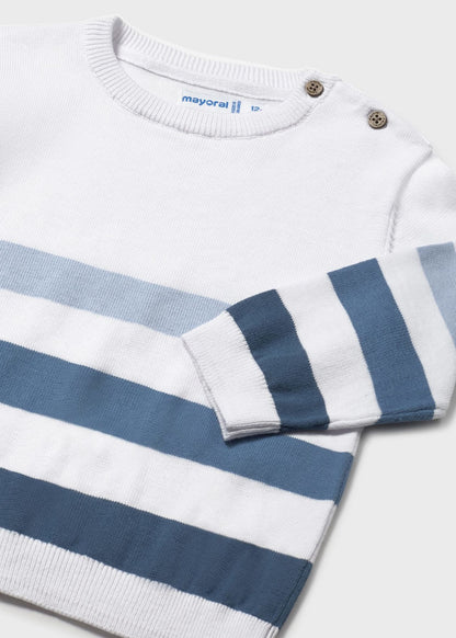SUETER NIÑO FRANJAS AZULES MAYORAL