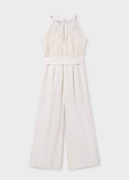 ENTERITO NIÑA LARGO COMBINADO CRUDO MAYORAL