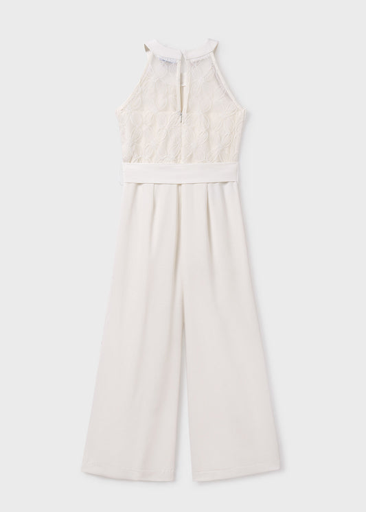 ENTERITO NIÑA LARGO COMBINADO CRUDO MAYORAL