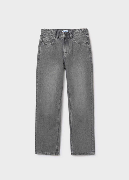 JEANS NIÑA LARGO TEJANO RELAX GRIS MAYORAL