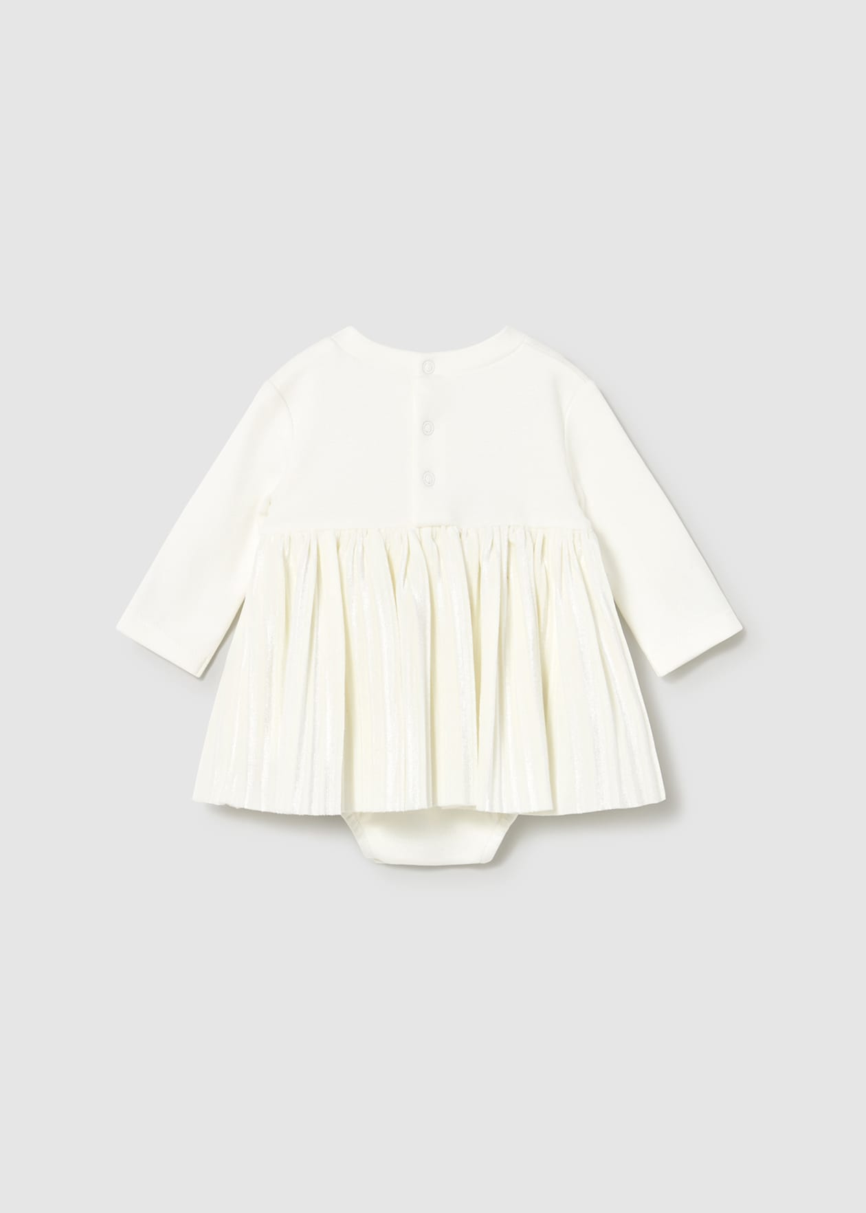 VESTIDO NIÑA COMBINADO CRUDO MAYORAL