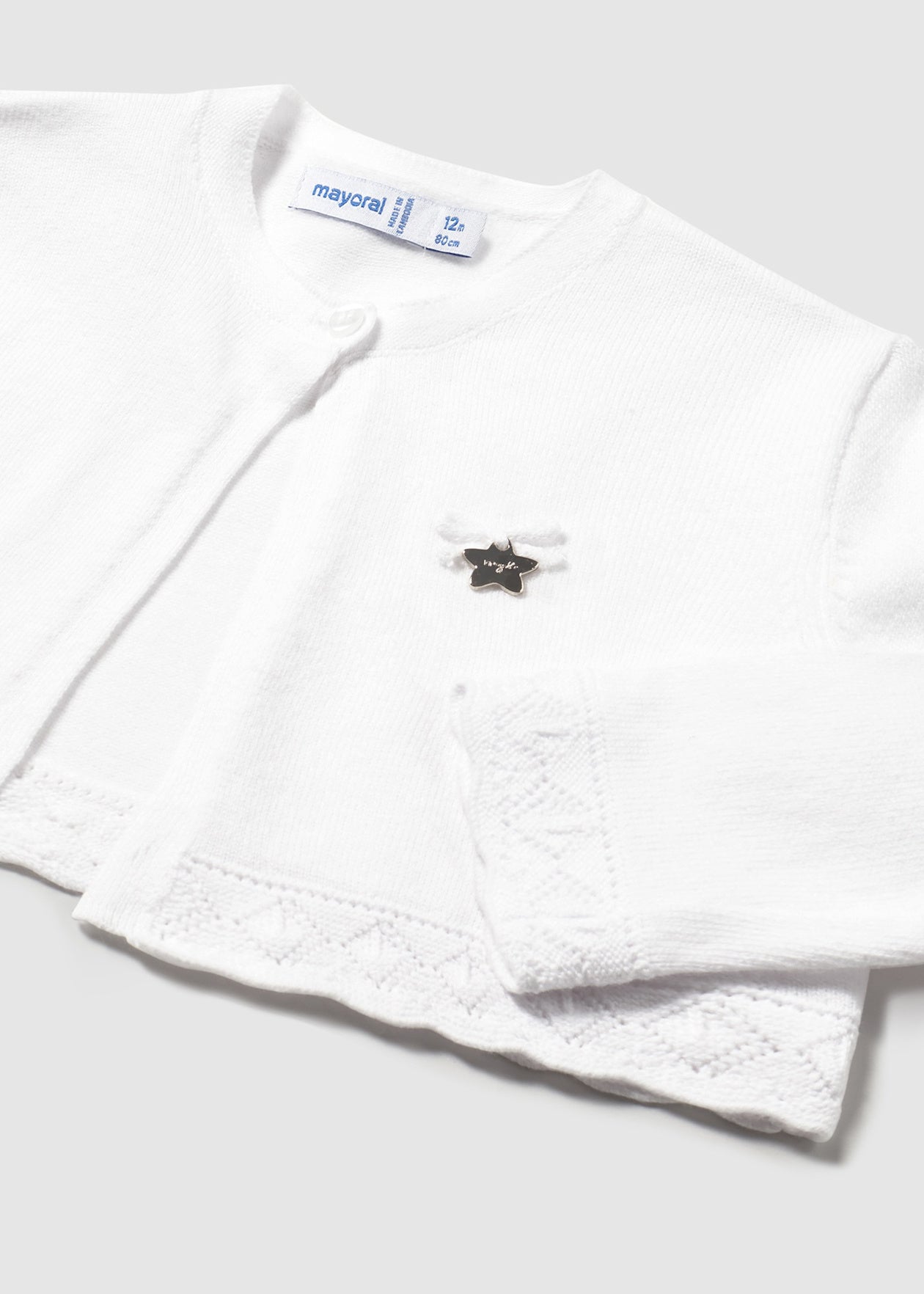 CHALECO NIÑA ESENCIAL BLANCO MAYORAL